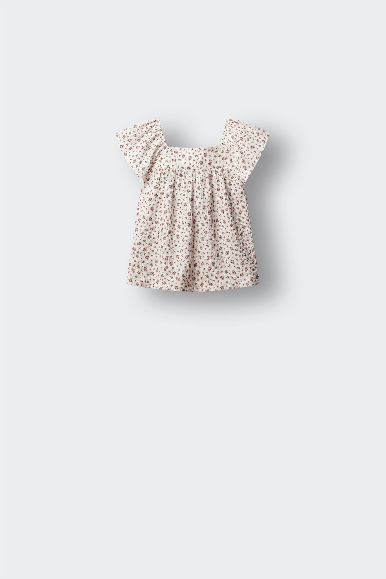 Springfield Kids Blusa manga corta de flores para ni&ntilde;a