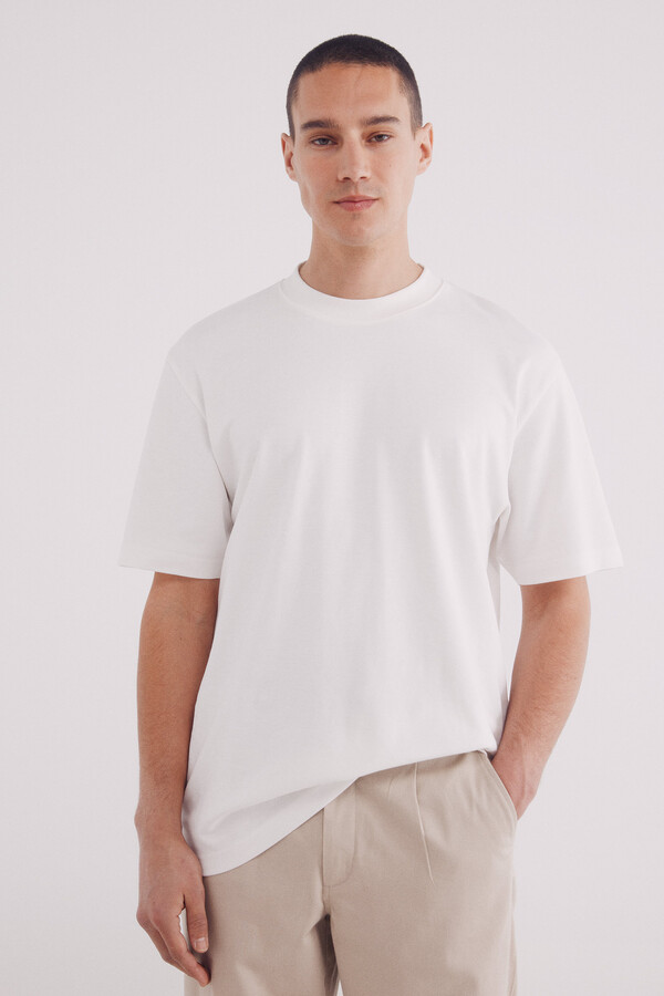 Springfield Camisa interlock marfil