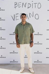 Springfield Pantalón espiga slim fit blanco
