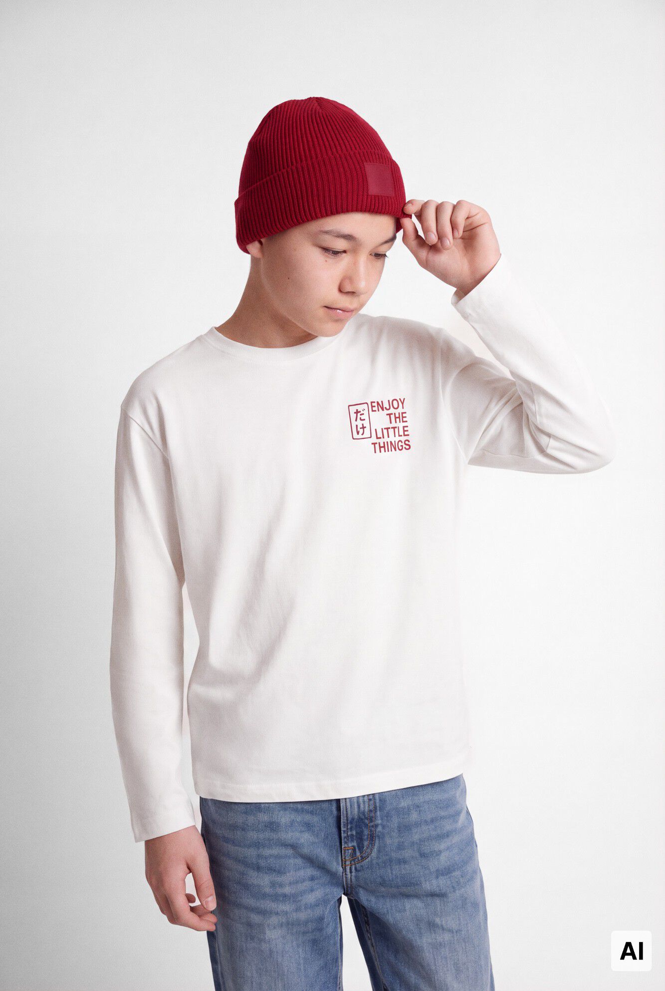 Springfield Kids Playera manga larga Tigre Ramen ni&ntilde;o
