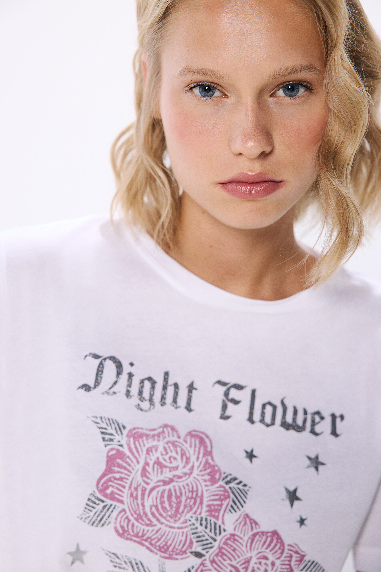 Springfield Playera gr&aacute;fica natural