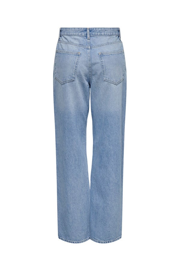 Only Jeans wideleg azul indigo
