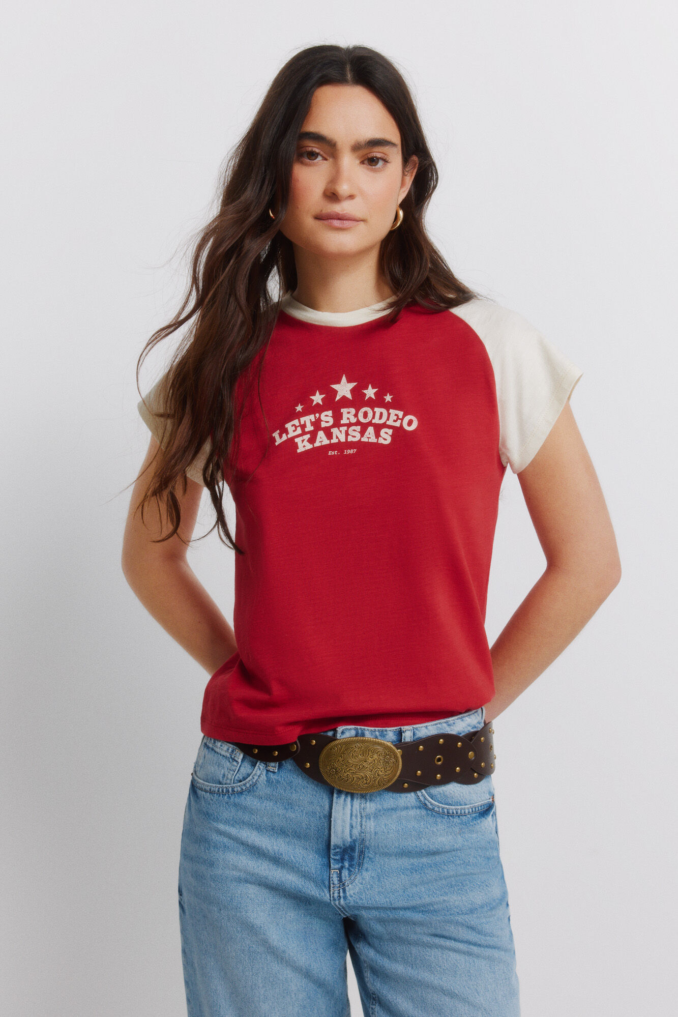 Springfield Playera de algod&oacute;n "rodeo"