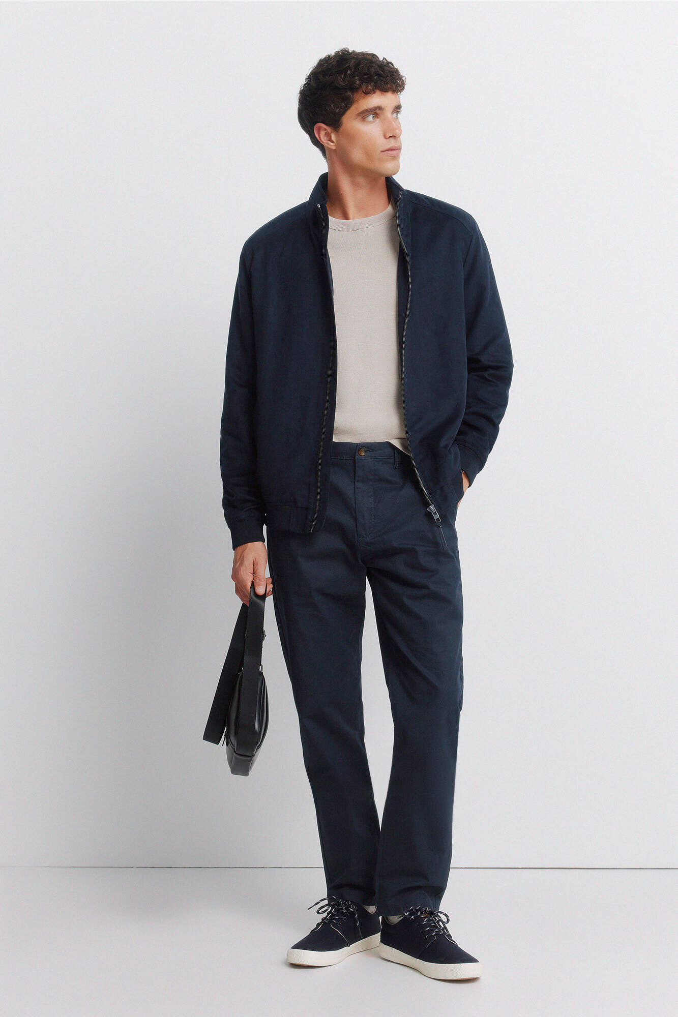 Springfield Pantal&oacute;n chino microestampado slim fit