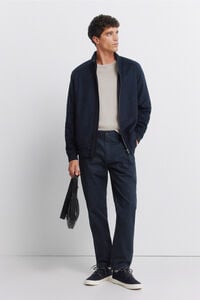 Springfield Pantal&oacute;n chino microestampado slim fit