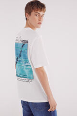 Springfield Camiseta tennis court marfil