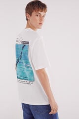 Springfield Camiseta tennis court marfil