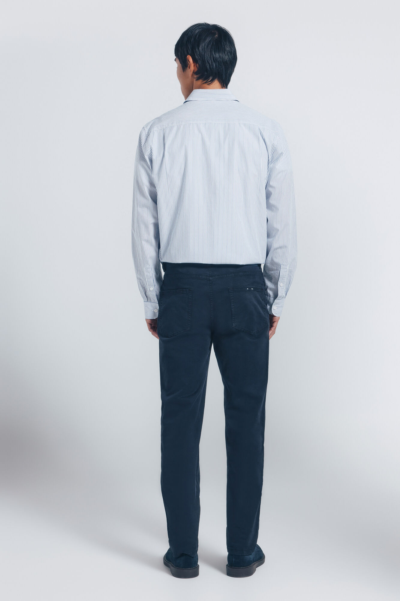 Springfield Pantal&oacute;n slim fit de 5 bolsillo marino