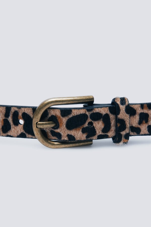 Springfield Cinturón estampado animal estampado