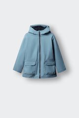 Springfield Kids Parka engomada para ni&ntilde;o azul