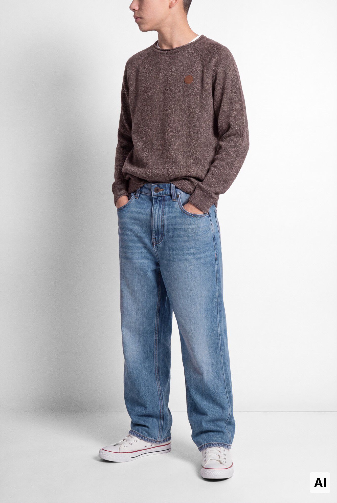 Springfield Kids Pantal&oacute;n denim skater ni&ntilde;o