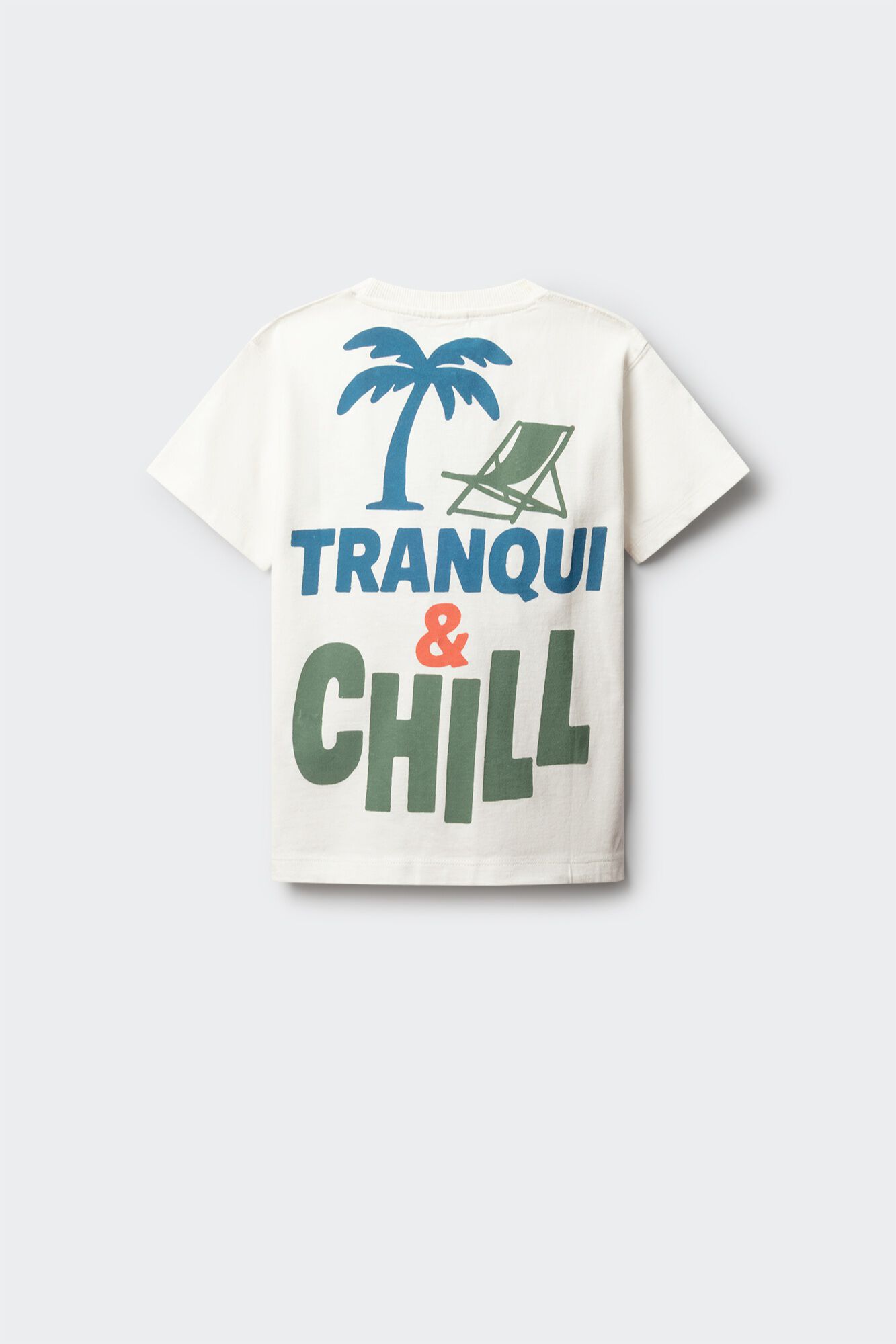 Springfield Kids Playera de manga corta "Tranqui & Chill" ni&ntilde;o