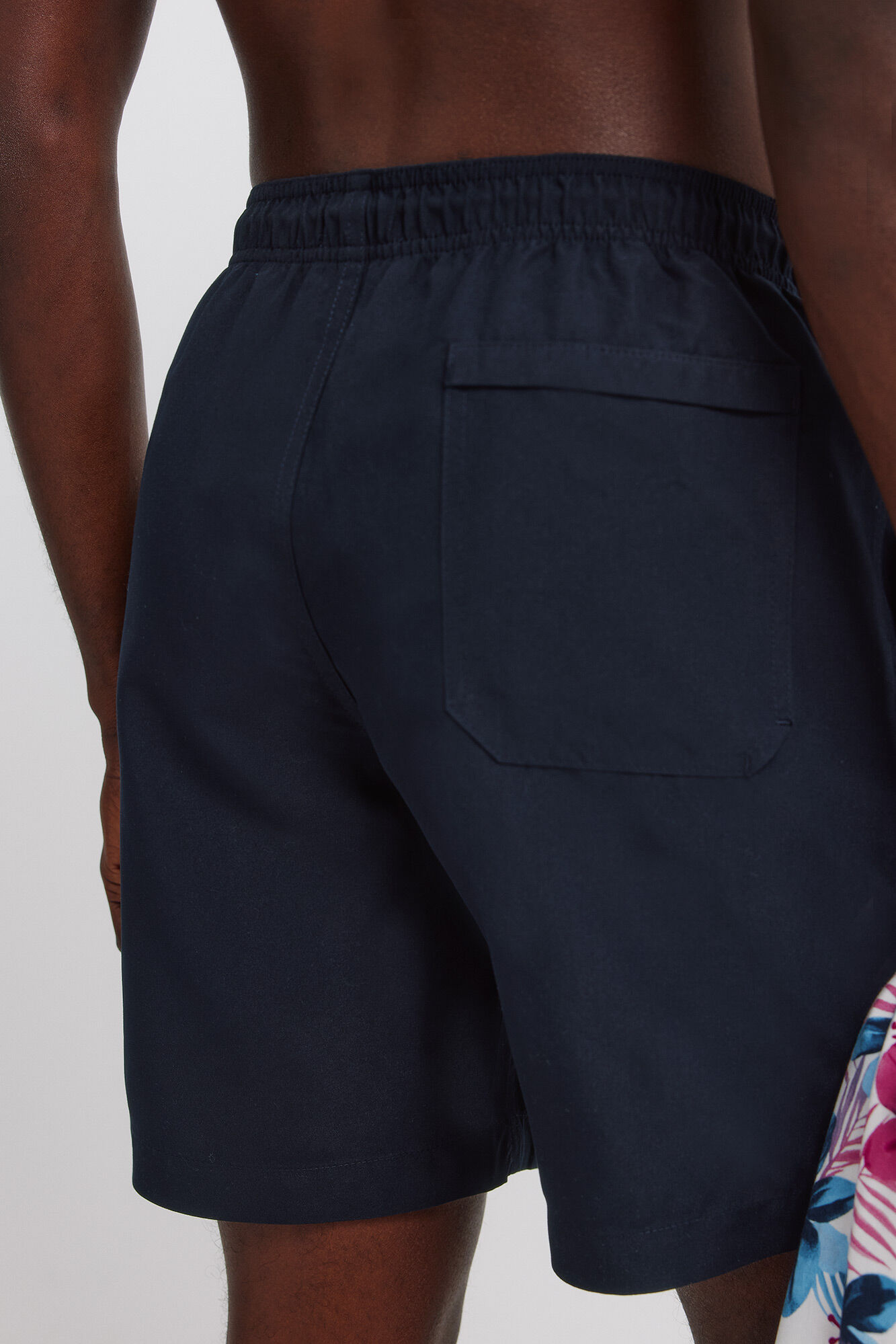 Springfield Traje de ba&ntilde;o liso largo azul