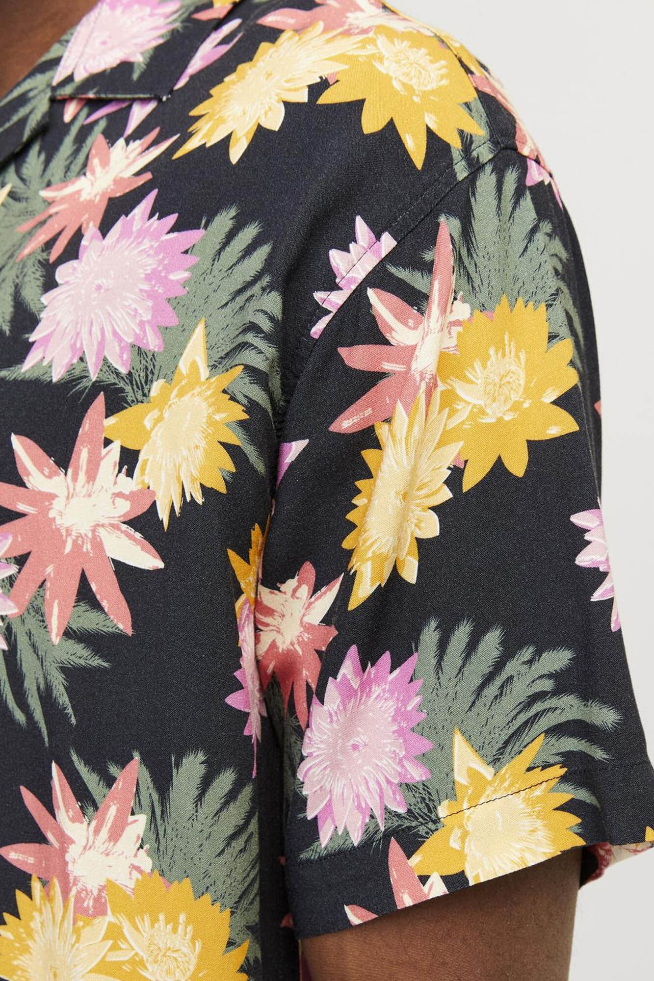 Jack & Jones Camisa relaxed fit estampada marino