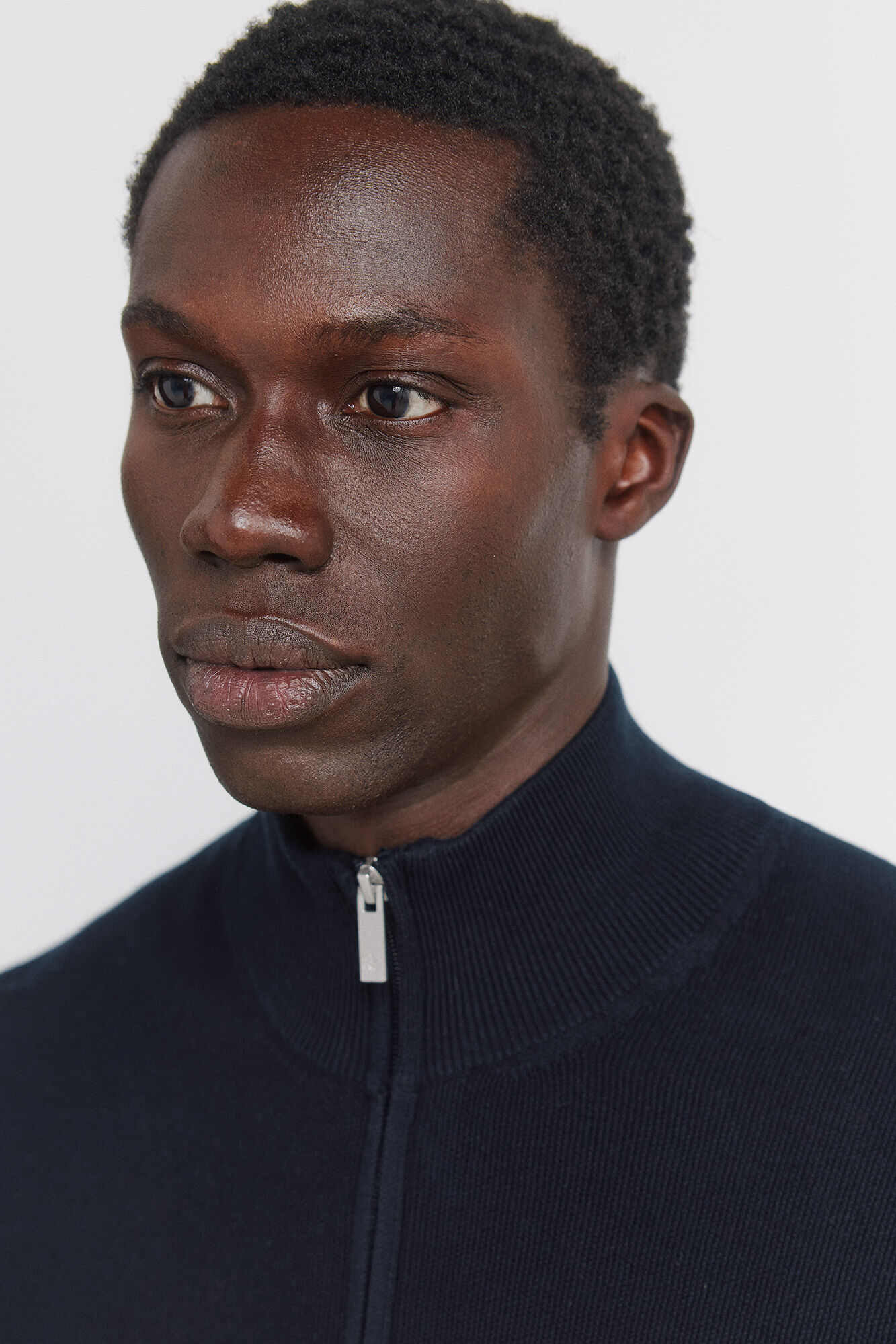 Springfield C&aacute;rdigan liso estructura marino