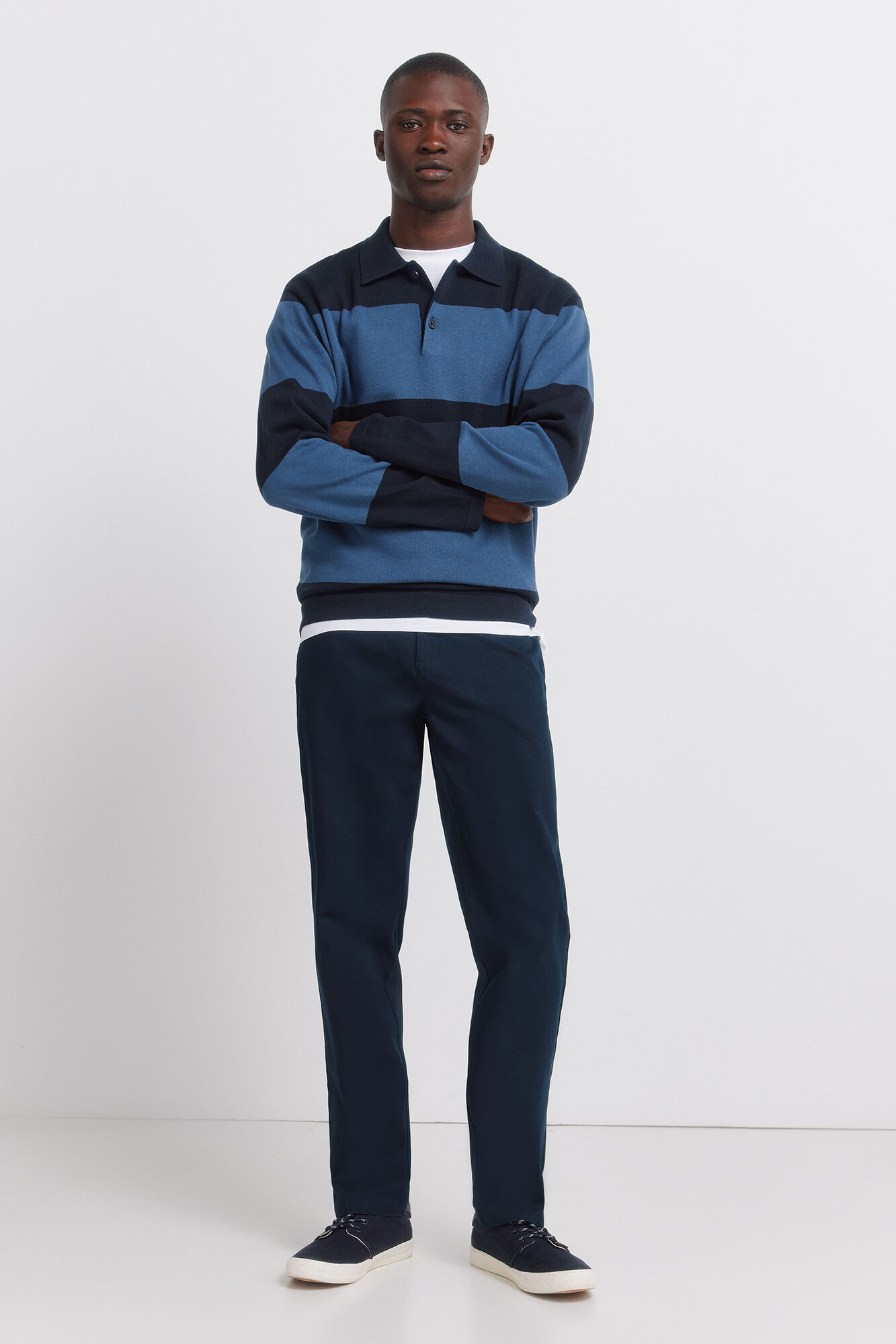 Springfield Pantal&oacute;n chino regular fit azul