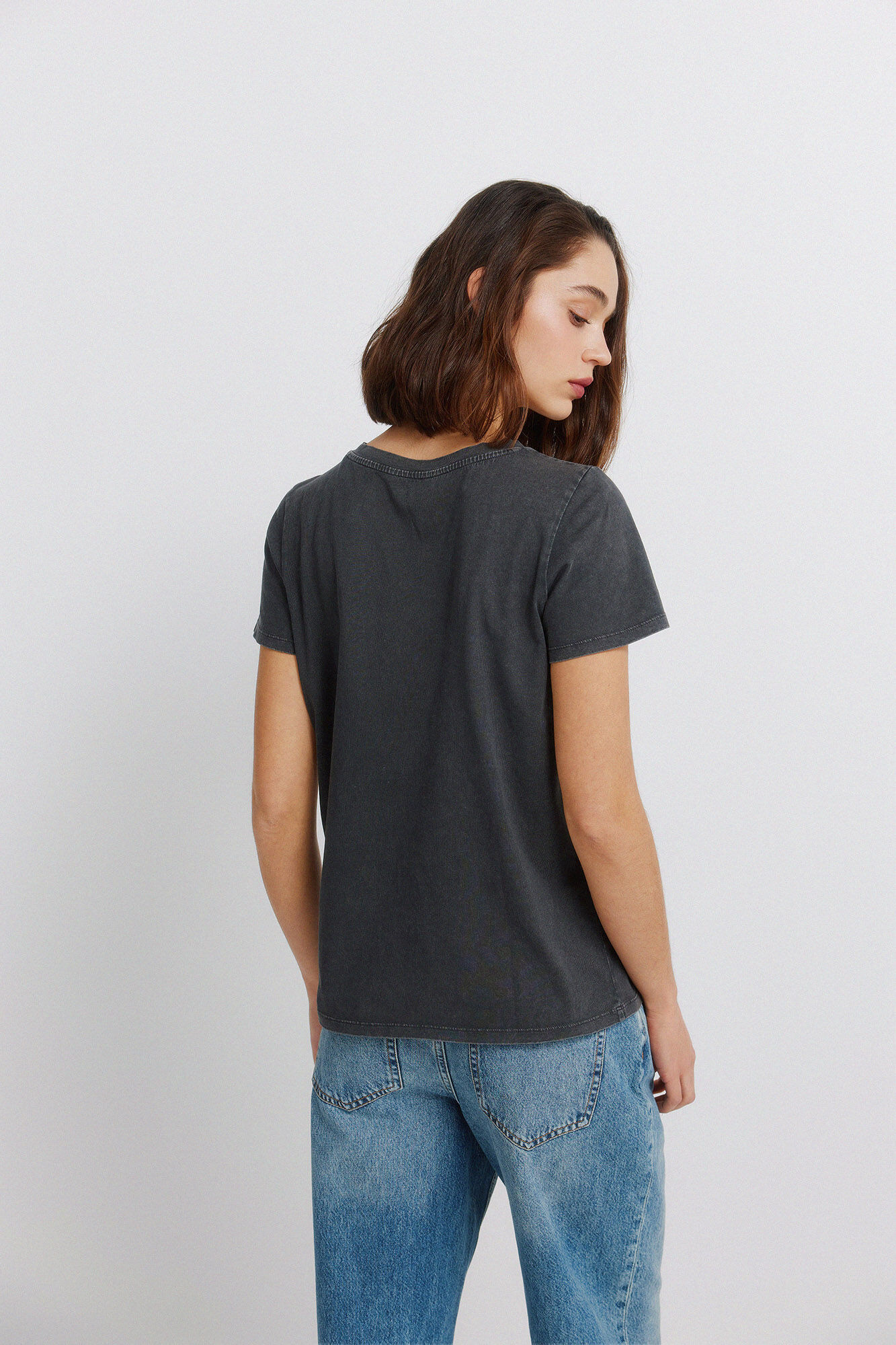 Springfield Playera "Ramones" gris