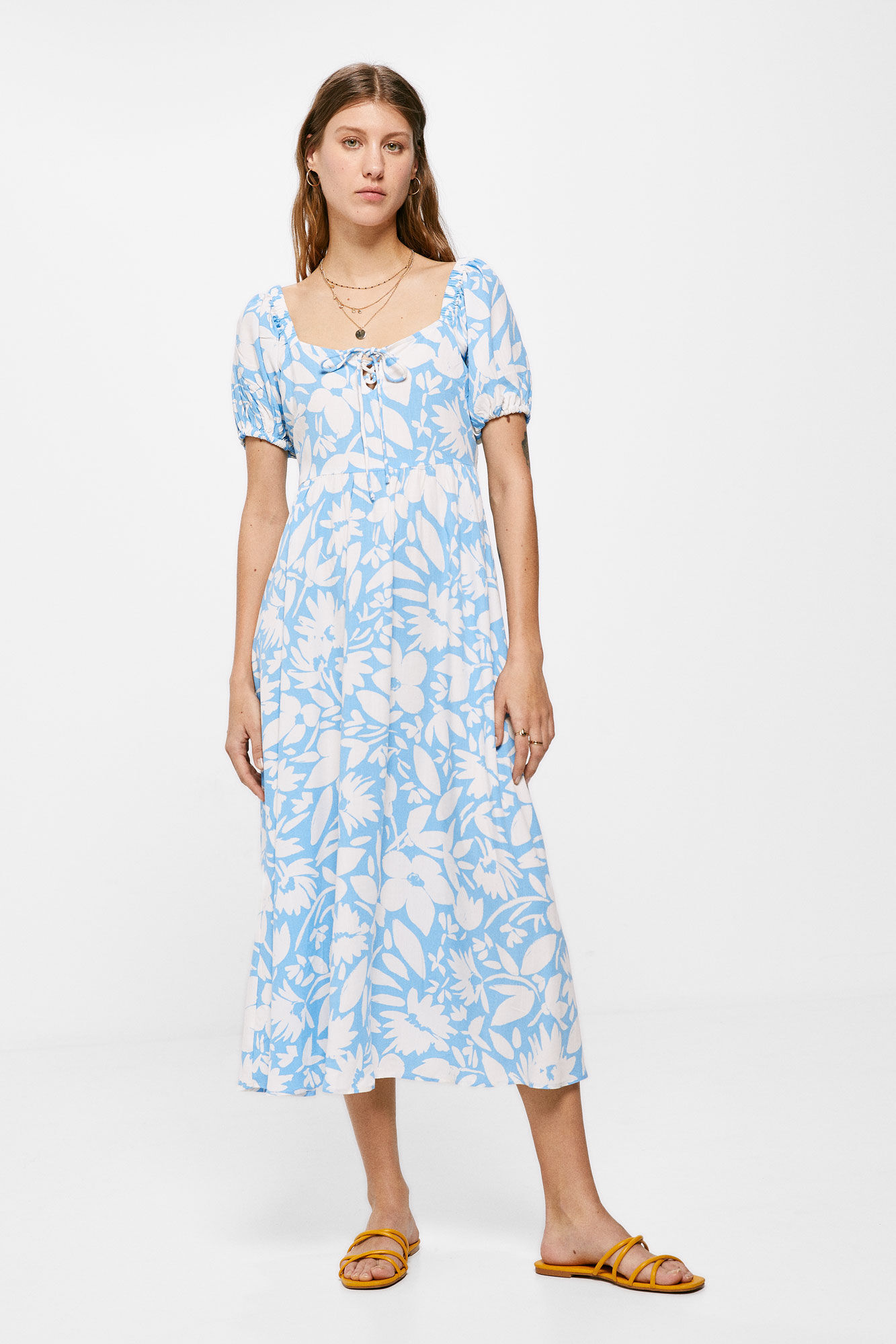 Vestido springfield deals azul