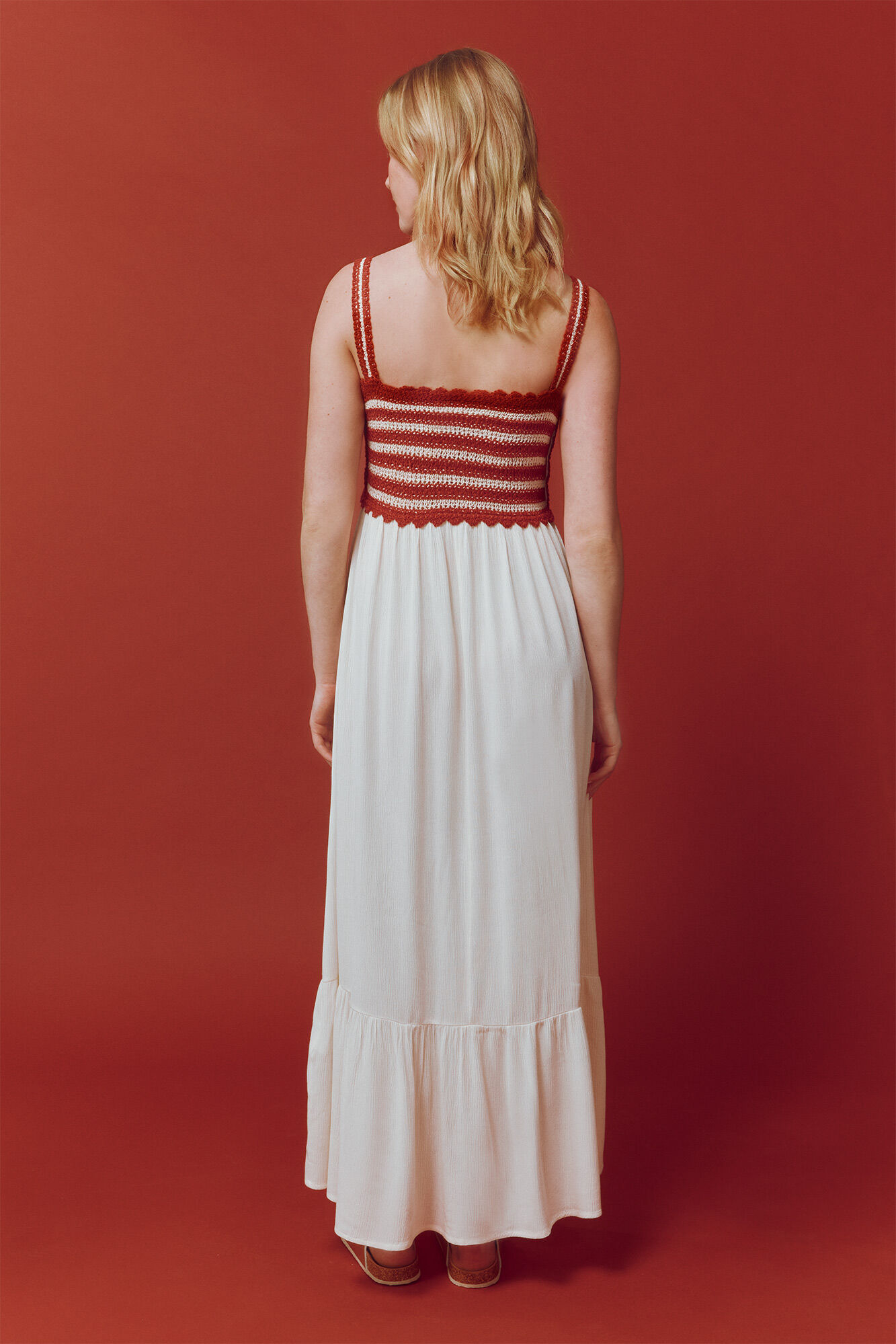 Springfield Vestido Mallorca caf&eacute;