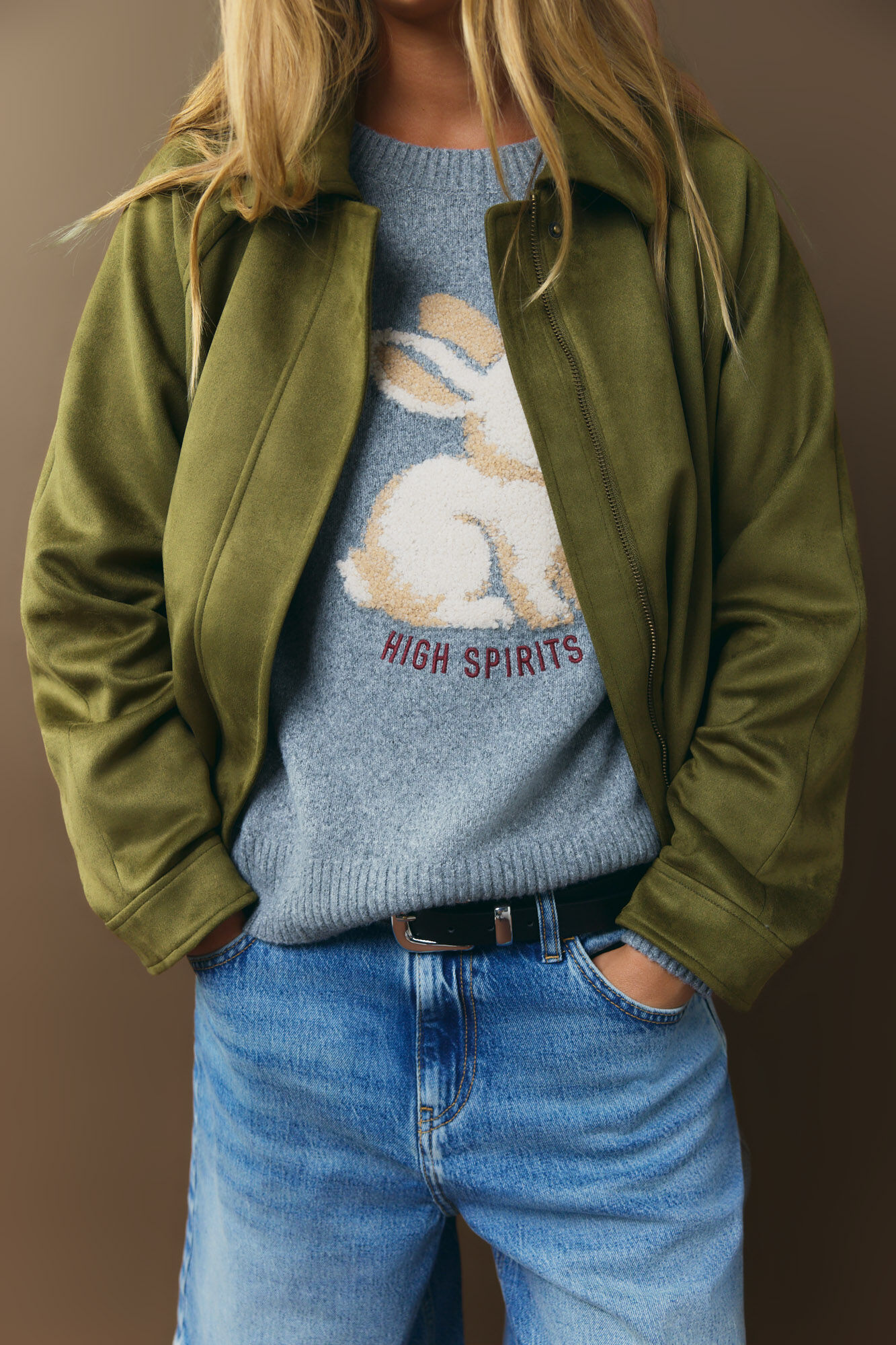 High Spirits Bomber Golden verde