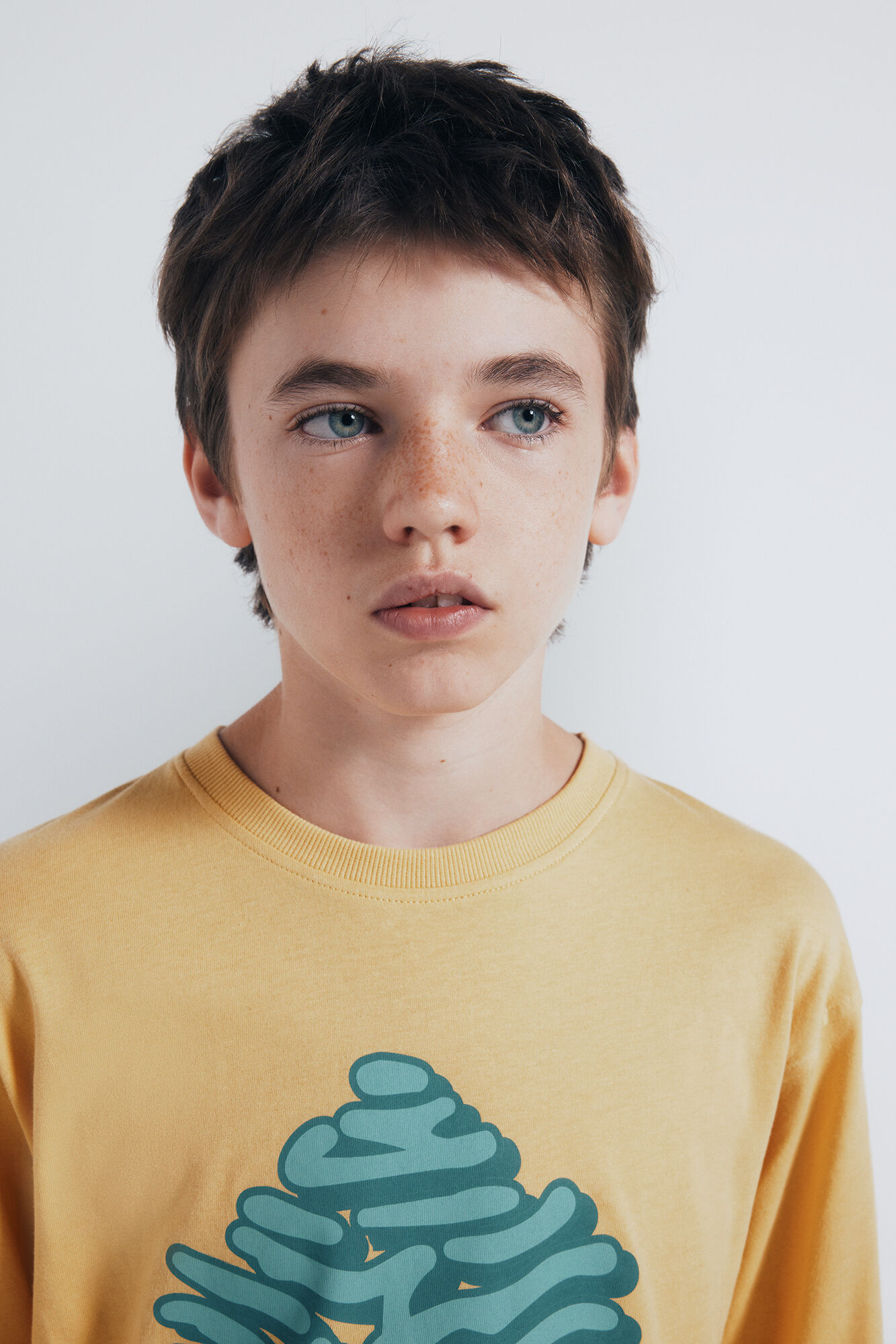 Springfield Kids Camiseta de manga larga amarilla &aacute;rbol ni&ntilde;o amarillo