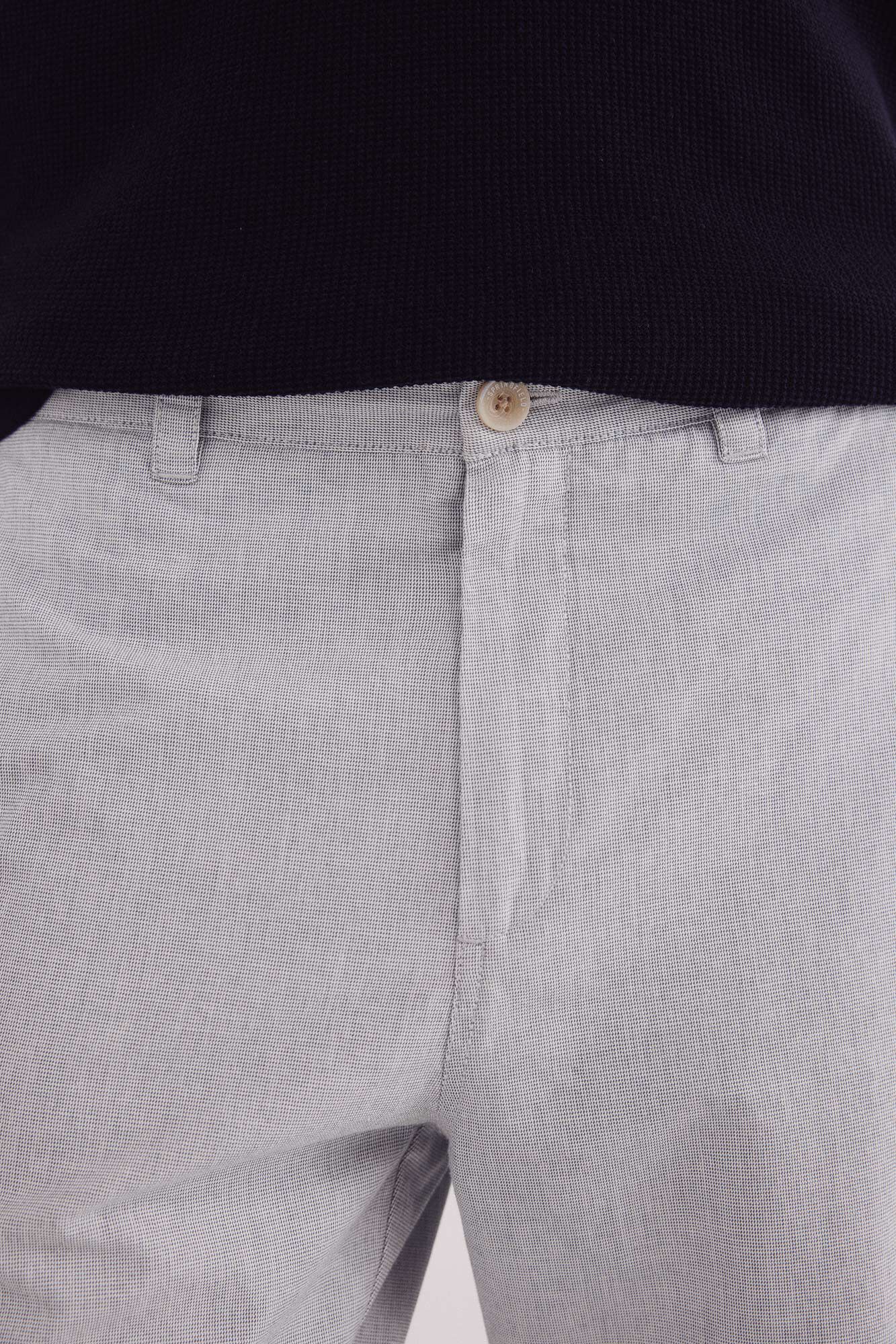 Springfield Pantal&oacute;n ligero estructura slim fit azul