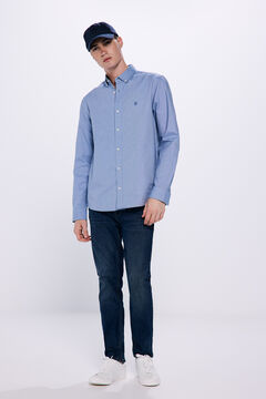 Springfield Camisa oxford azul indigo