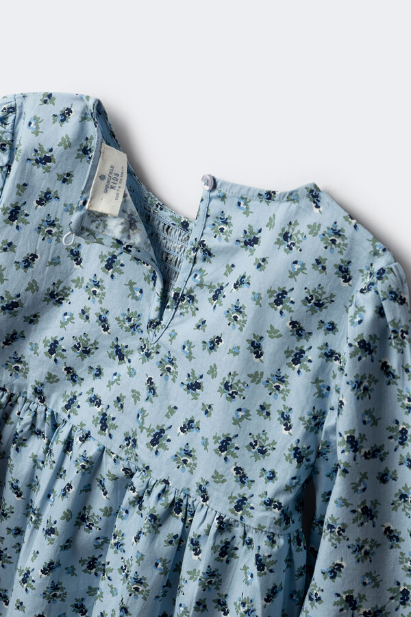 Springfield Kids Blusa manga larga niña azul