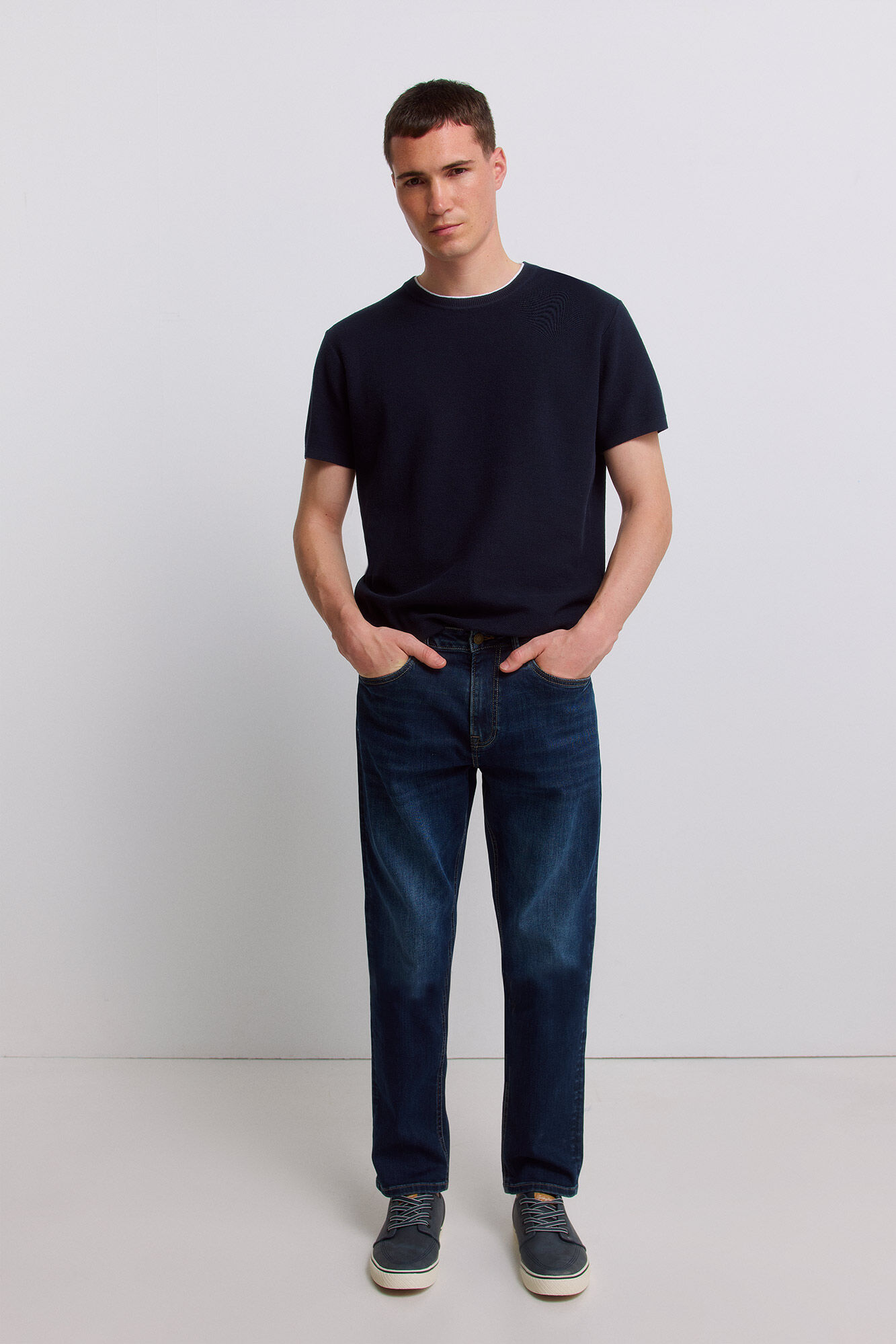 Springfield Jeans slim fit azul muy oscuro