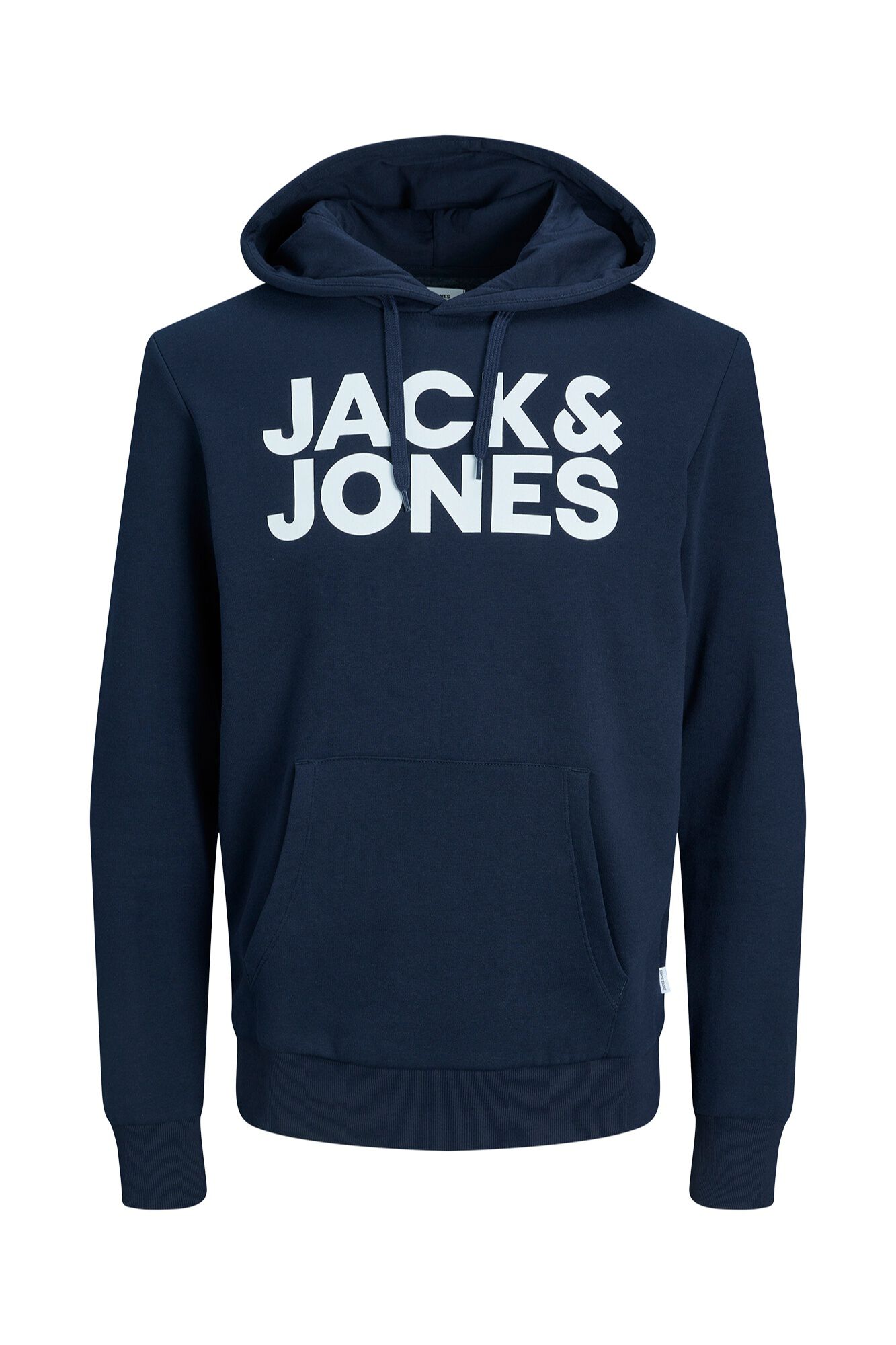 Jack & Jones Sudadera con capucha y logo marino
