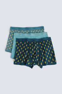 Springfield Paquete de 2 b&oacute;xers con estampado de pi&ntilde;a y pl&aacute;tano