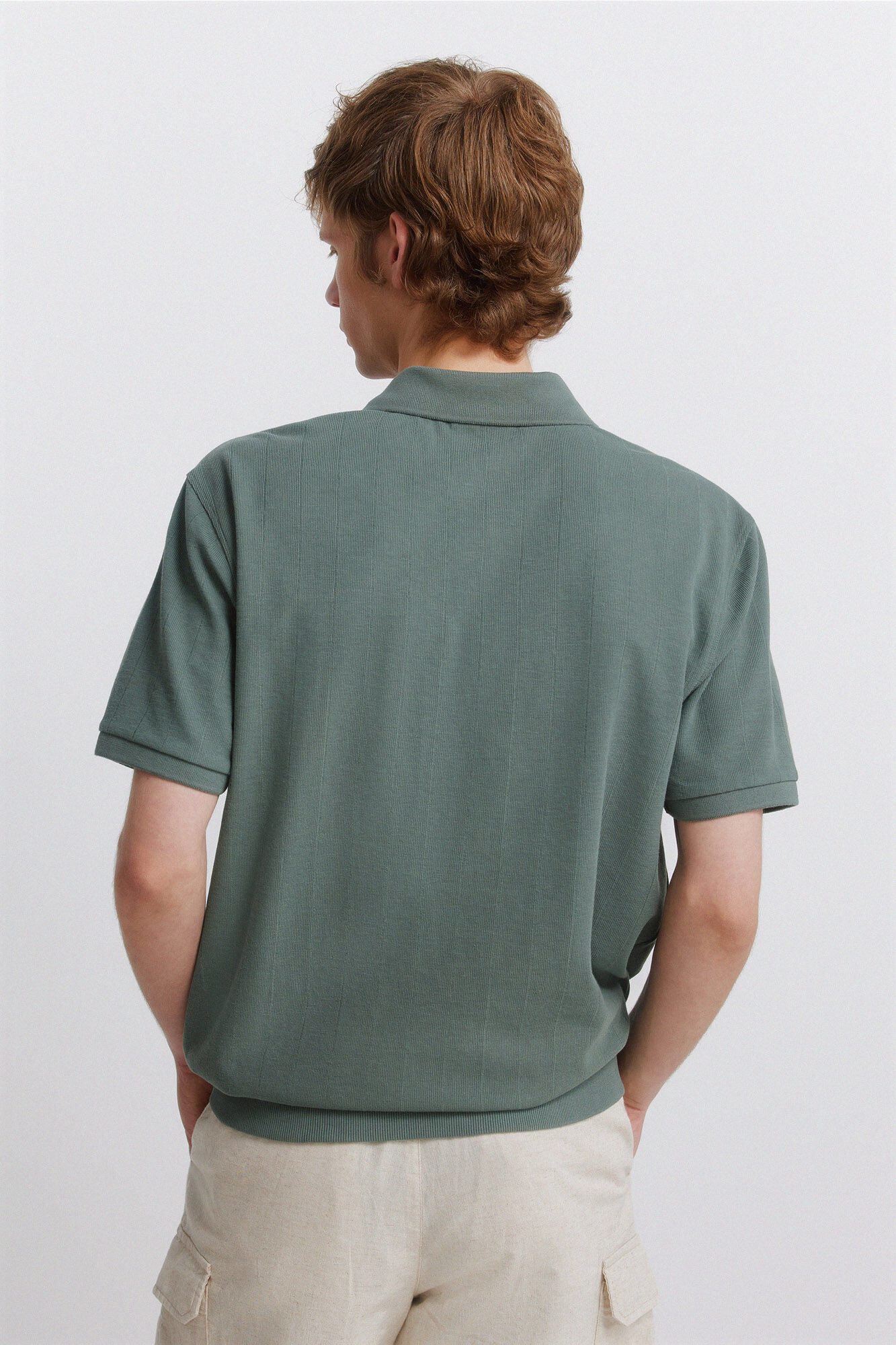 Springfield Polo de estructura regular fit caza oscuro