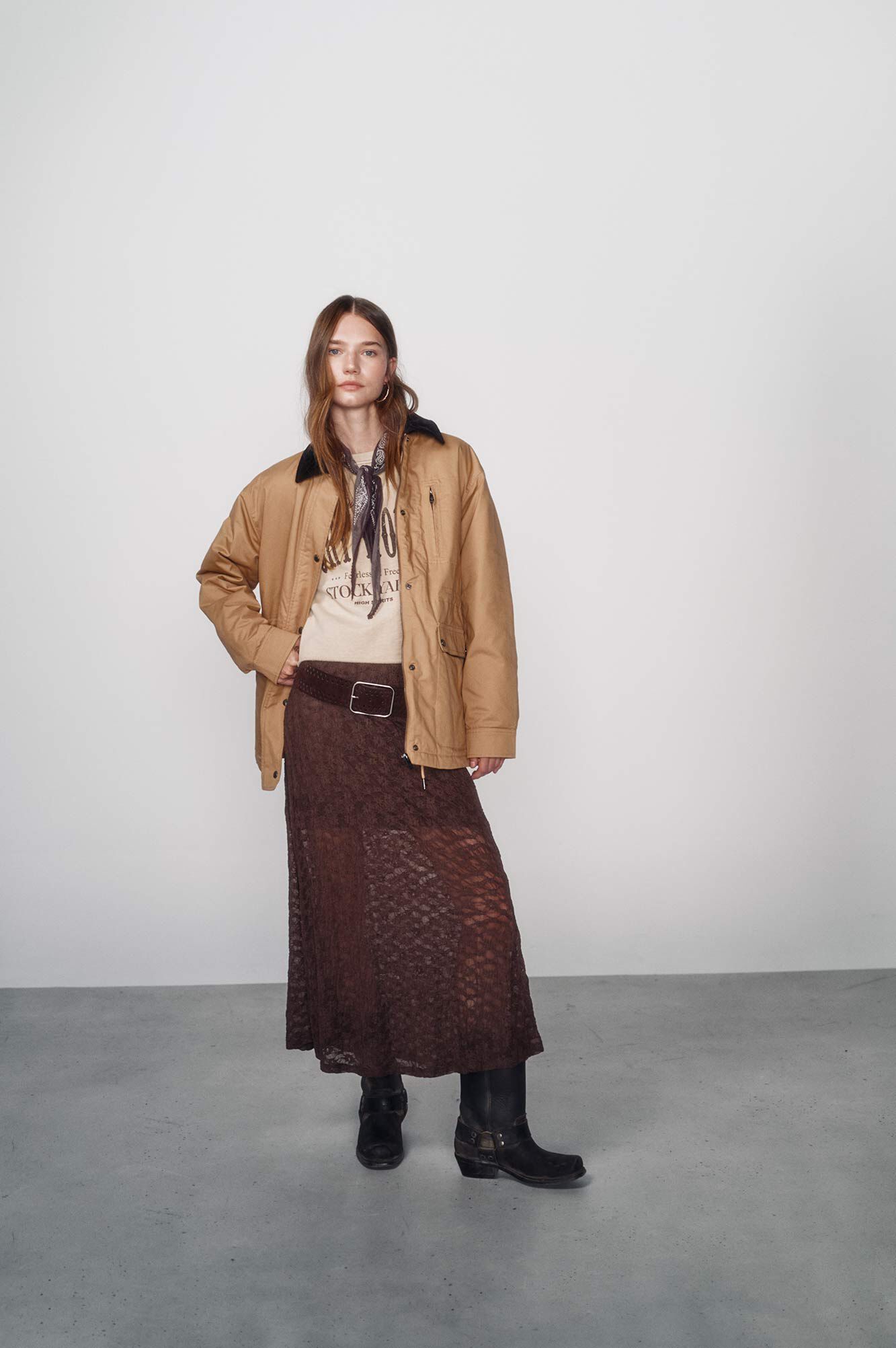 High Spirits Chamarra Aero caf&eacute;