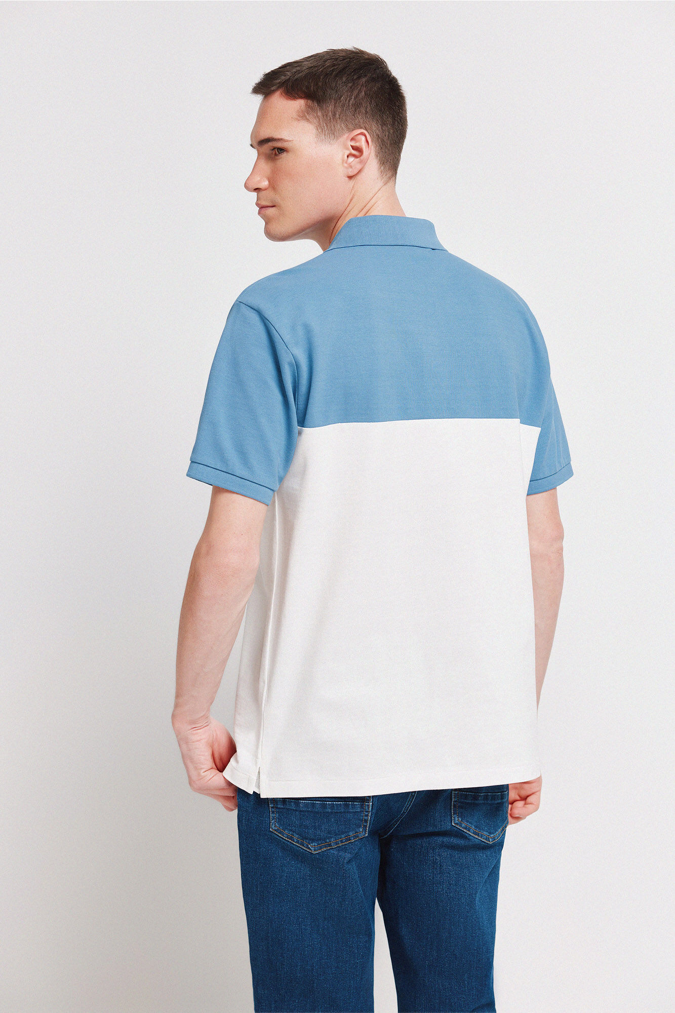 Springfield Polo de corte regular azul