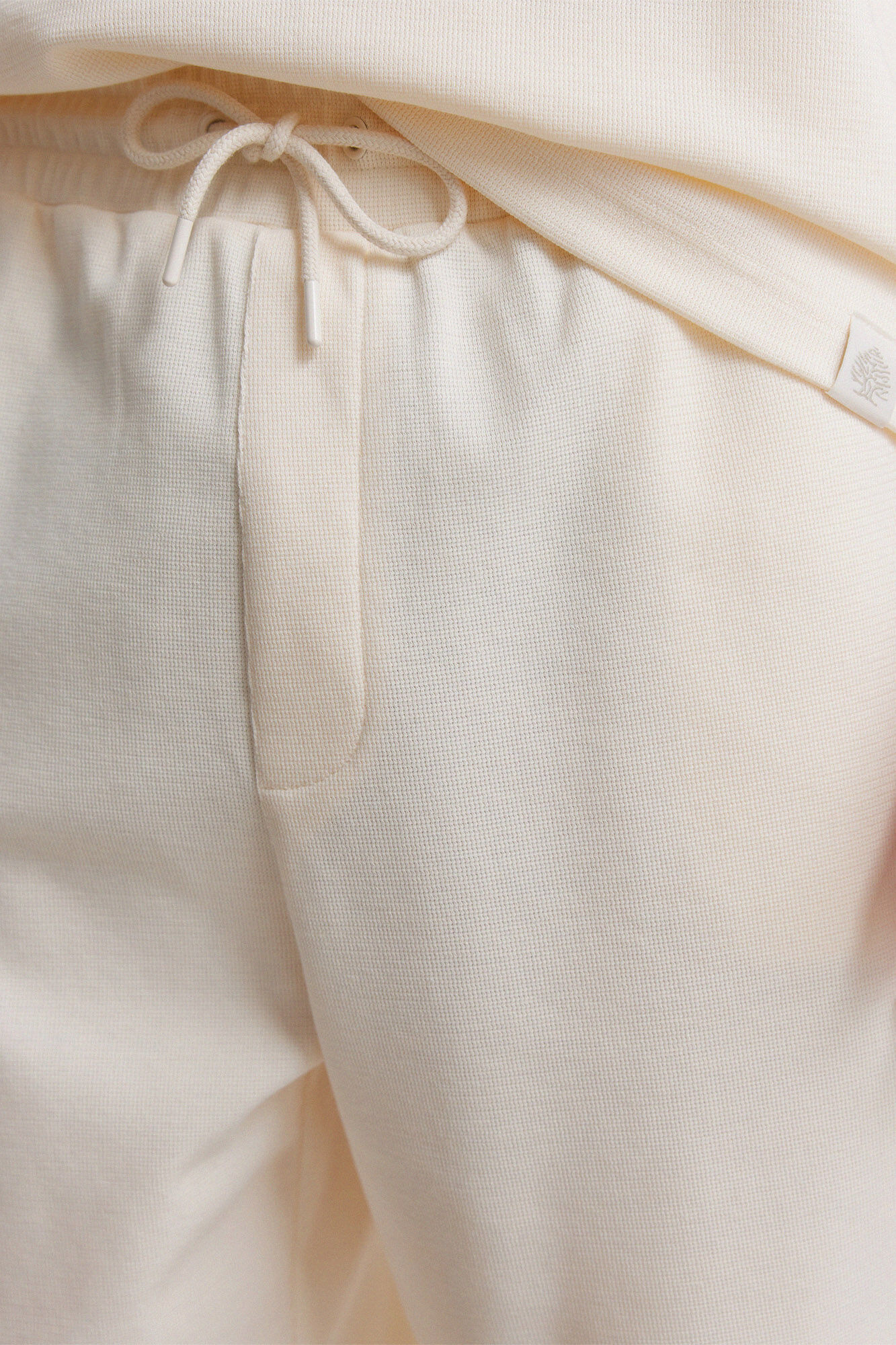 Springfield Bermudas de tela waffle blanco