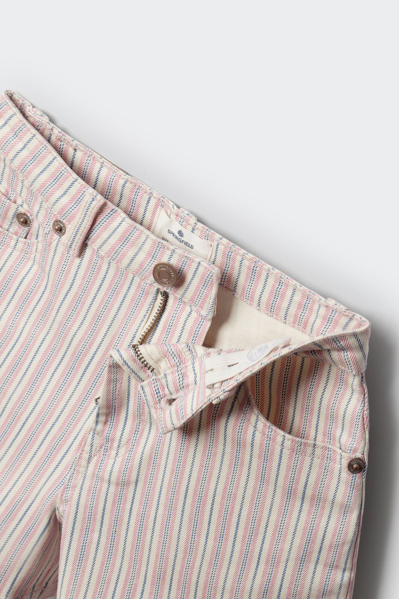 Springfield Kids Short de rayas rosas para ni&ntilde;a rosa