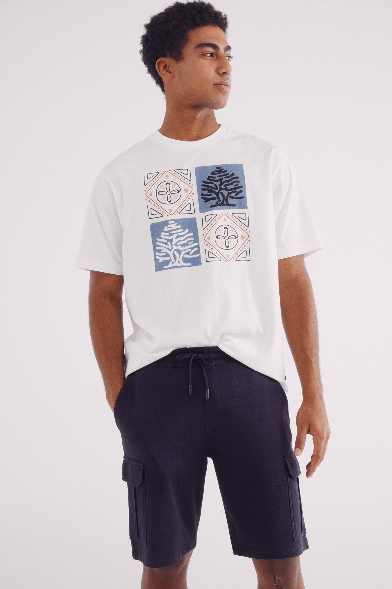 Springfield Bermuda cargo azul