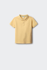 Springfield Polo basico niño amarillo