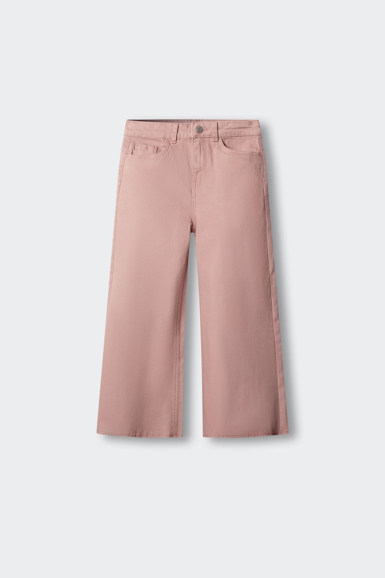 Springfield Kids Pantal&oacute;n culotte de sarga b&aacute;sico para ni&ntilde;a rosa