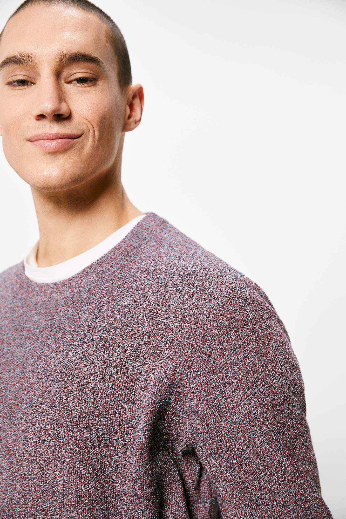 Springfield Su&eacute;ter torzal estructura naranja