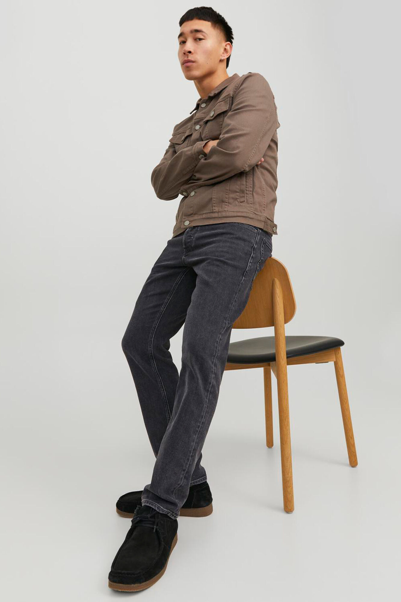 Jack & Jones Jeans tapered fit negro