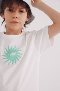 Springfield Playera Sol niño marfil