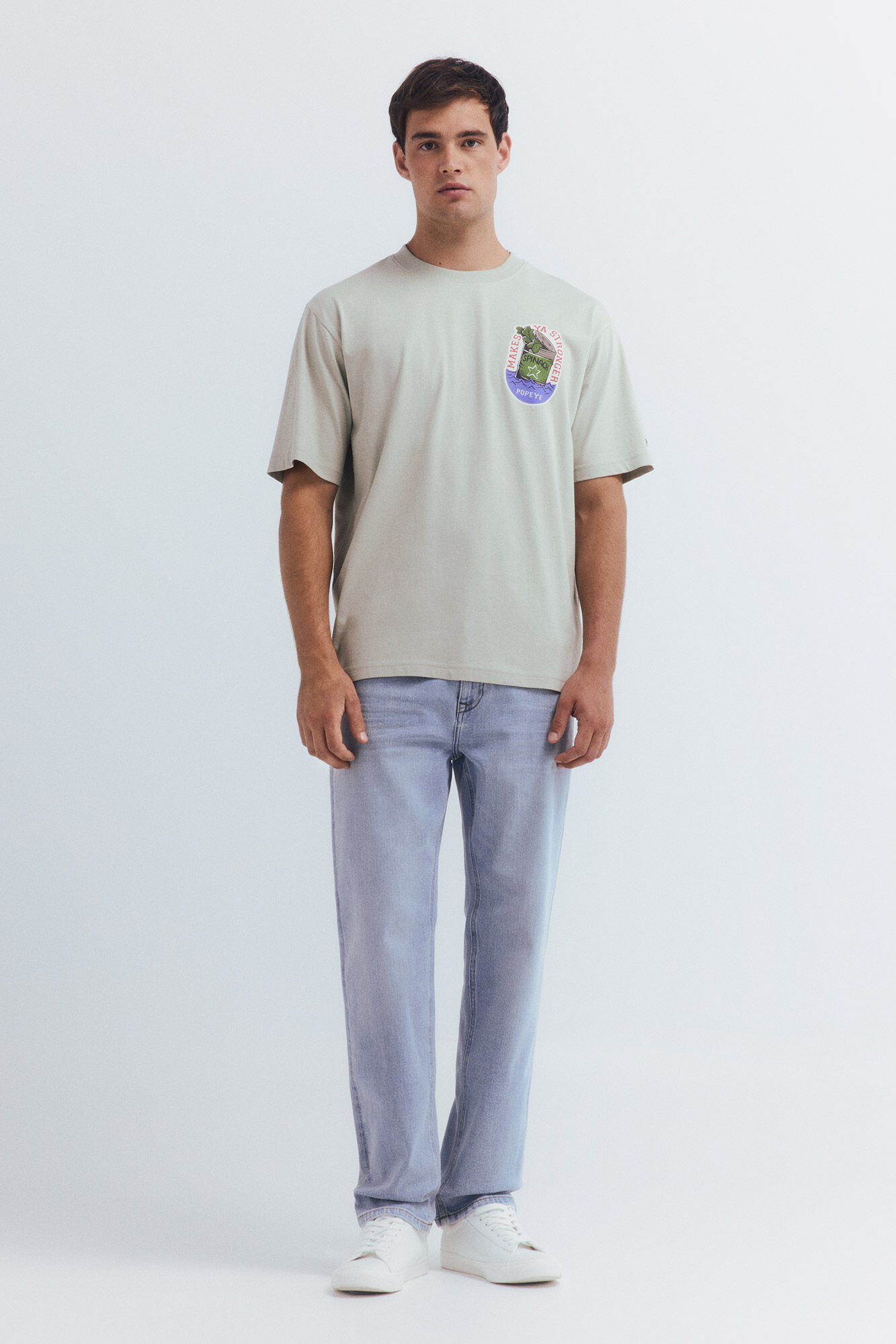 Springfield Camiseta Popeye blanco