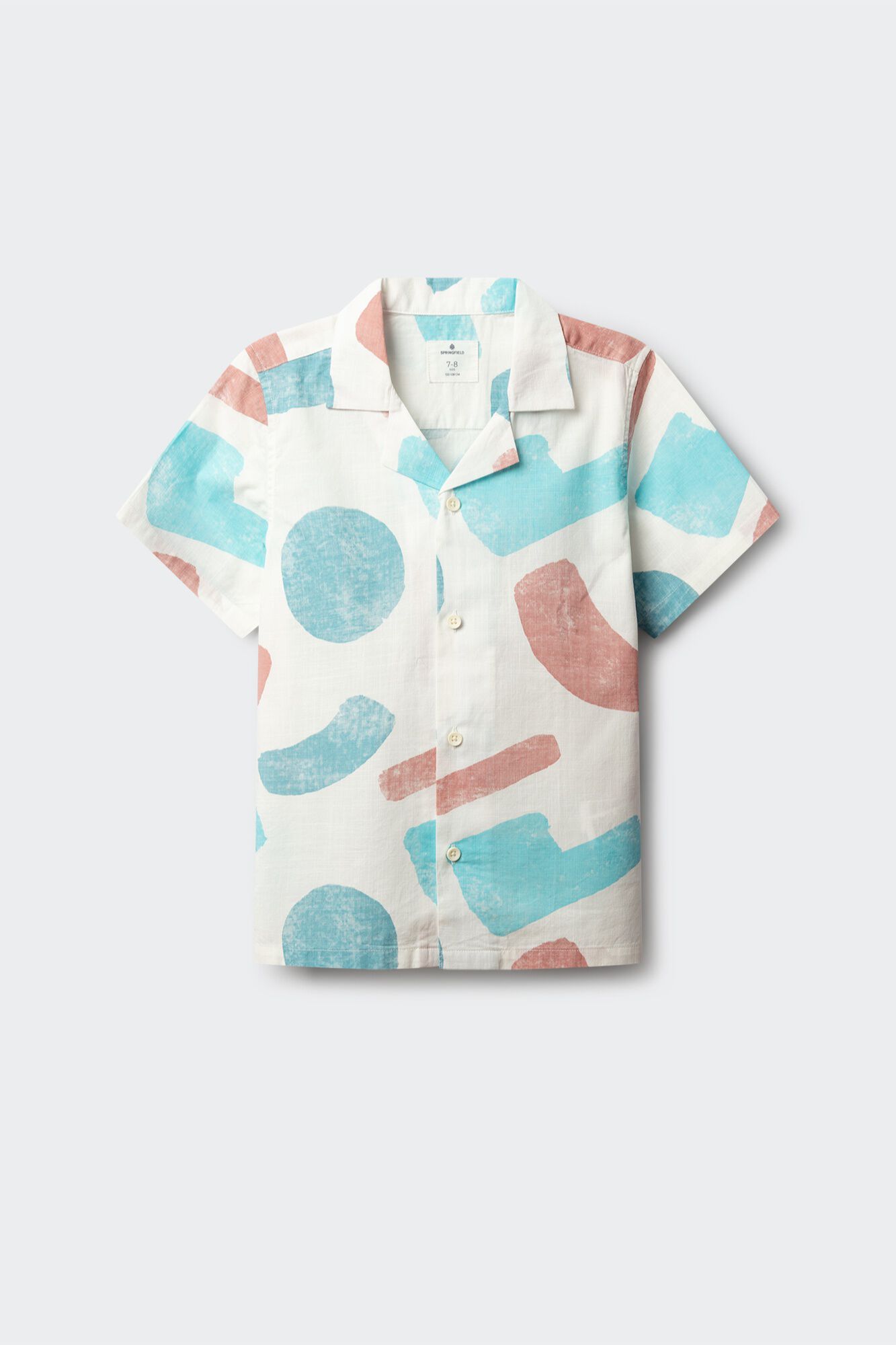 Springfield Kids Camisa de manga corta con pinceladas para ni&ntilde;o