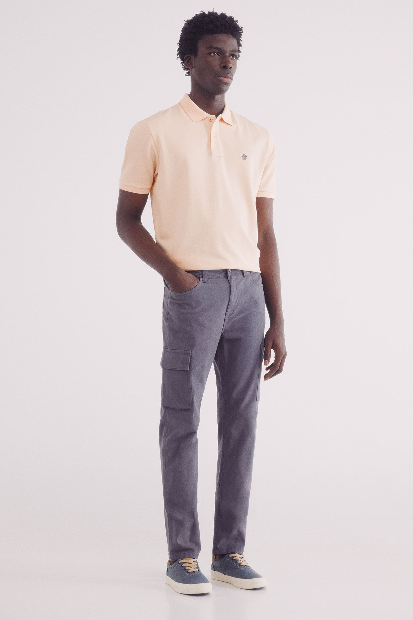 Springfield Polo piqu&eacute; b&aacute;sico regular fit coral