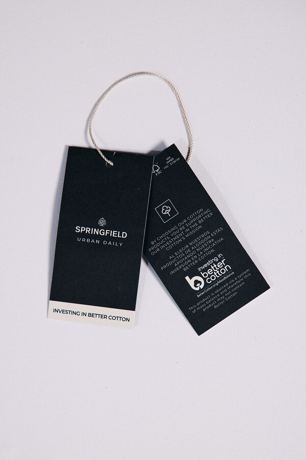 Springfield Cárdigan milano cremallera azul