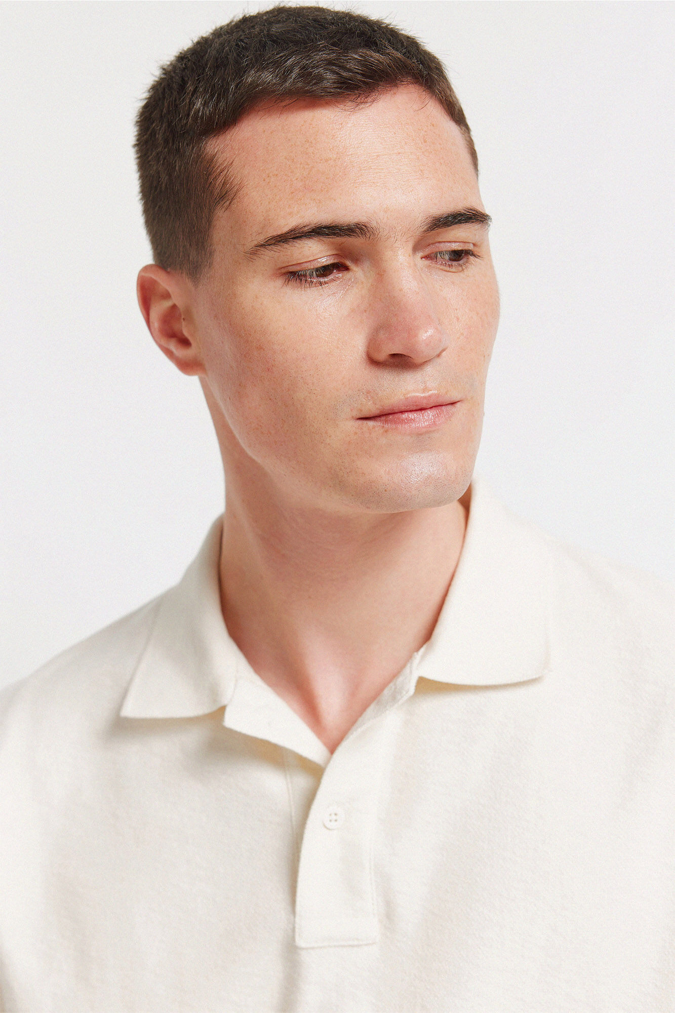 Springfield Polo estructura boxy fit blanco