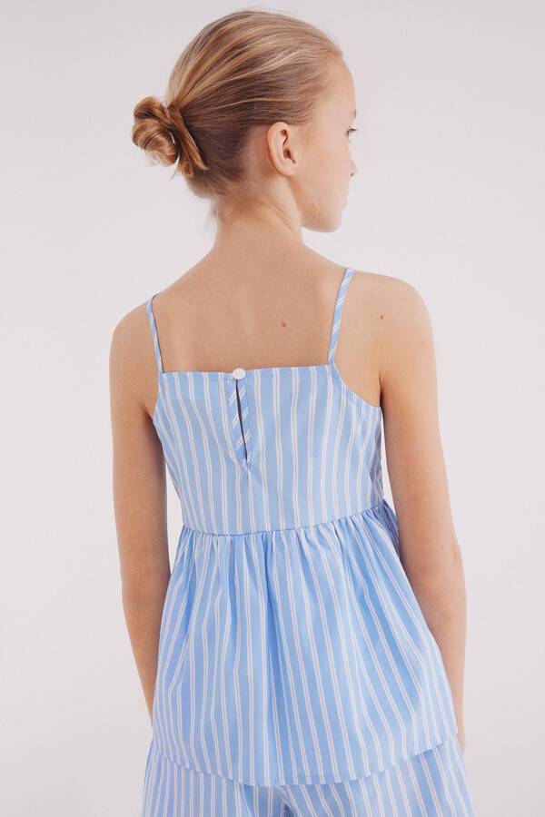 Springfield Kids Top tirantes rayas niña  azul indigo