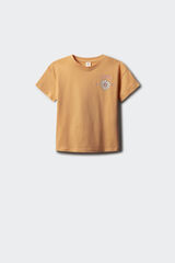 Springfield Playera PEACE niña naranja