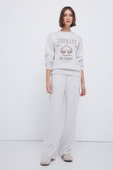 Springfield Pantalones de felpa gris